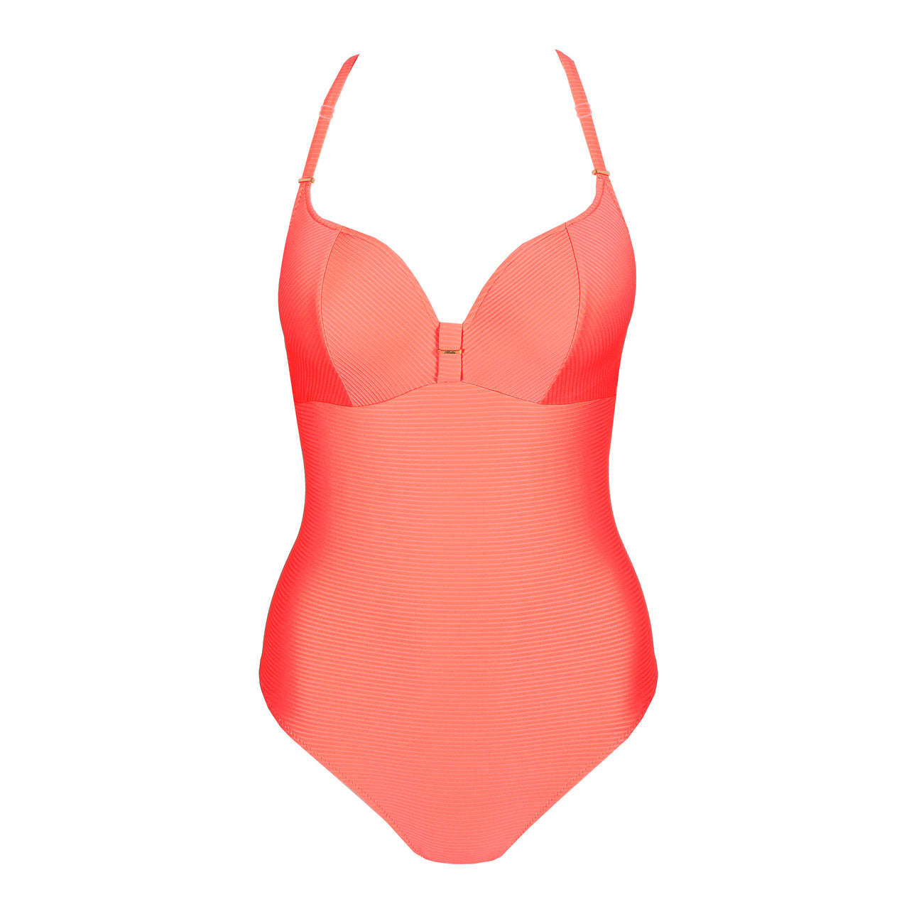 Cassie Neon Fiesta Padded Heartshape Swimsuit