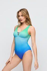 Nusa Dua Seascape Padded Triangle Swimsuit