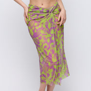 Chalia Luminous Lines Swimwear Skirt Pareo