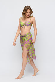 Chalia Luminous Lines Swimwear Skirt Pareo