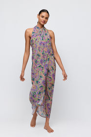 Jolise Tropical Paisley Swimwear Pareo