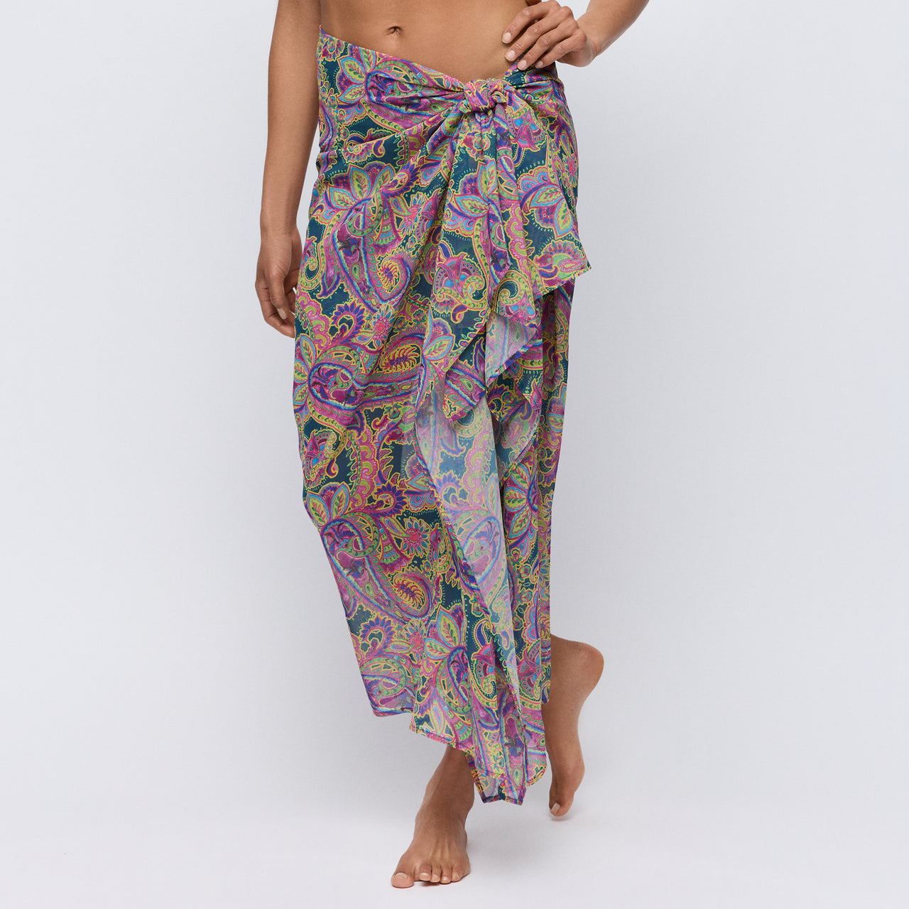 Jolise Tropical Paisley Swimwear Pareo