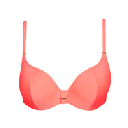Cassie Neon Fiesta Padded Bikini Top Heartshape