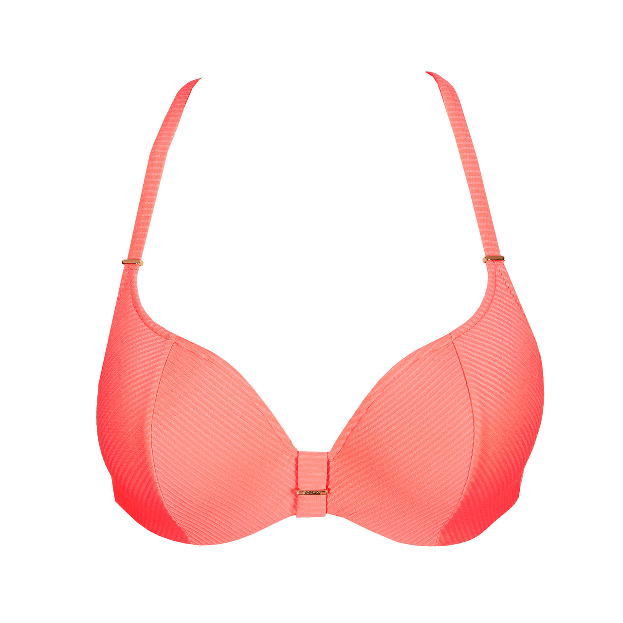 Cassie Neon Fiesta Padded Bikini Top Heartshape