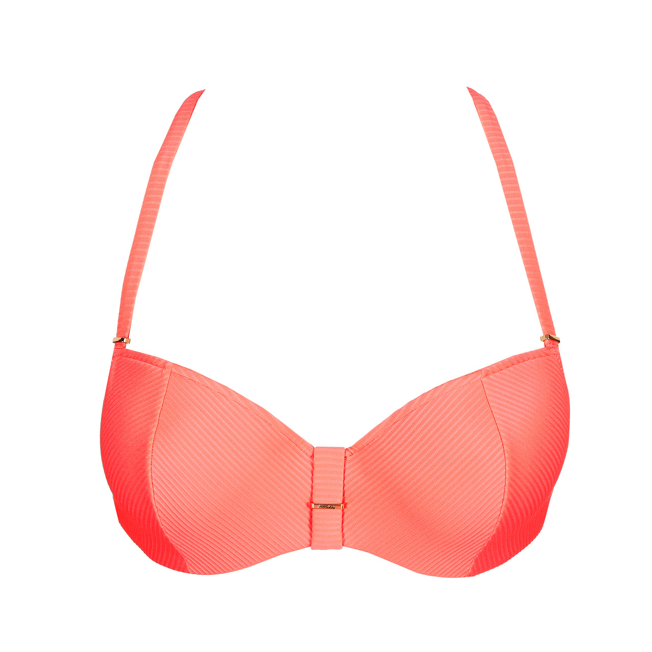 Cassie Neon Fiesta Padded Balcony Bikini Top