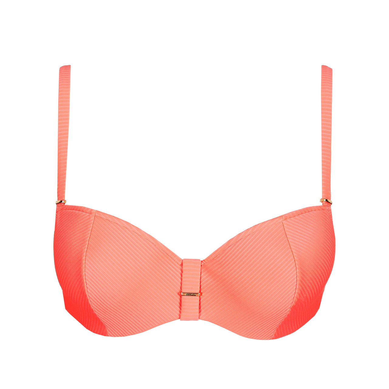 Cassie Neon Fiesta Padded Balcony Bikini Top