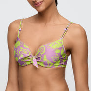 Chalia Luminous Lines Padded Bikini Top Heartshape