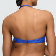 Emly Electric Blue Padded Bikini Top Heartshape