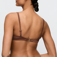Hello Sunset Sepia Padded Bikini Top Heartshape
