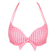 Mary Lynn Rose Gingham Padded Bikini Top Heartshape