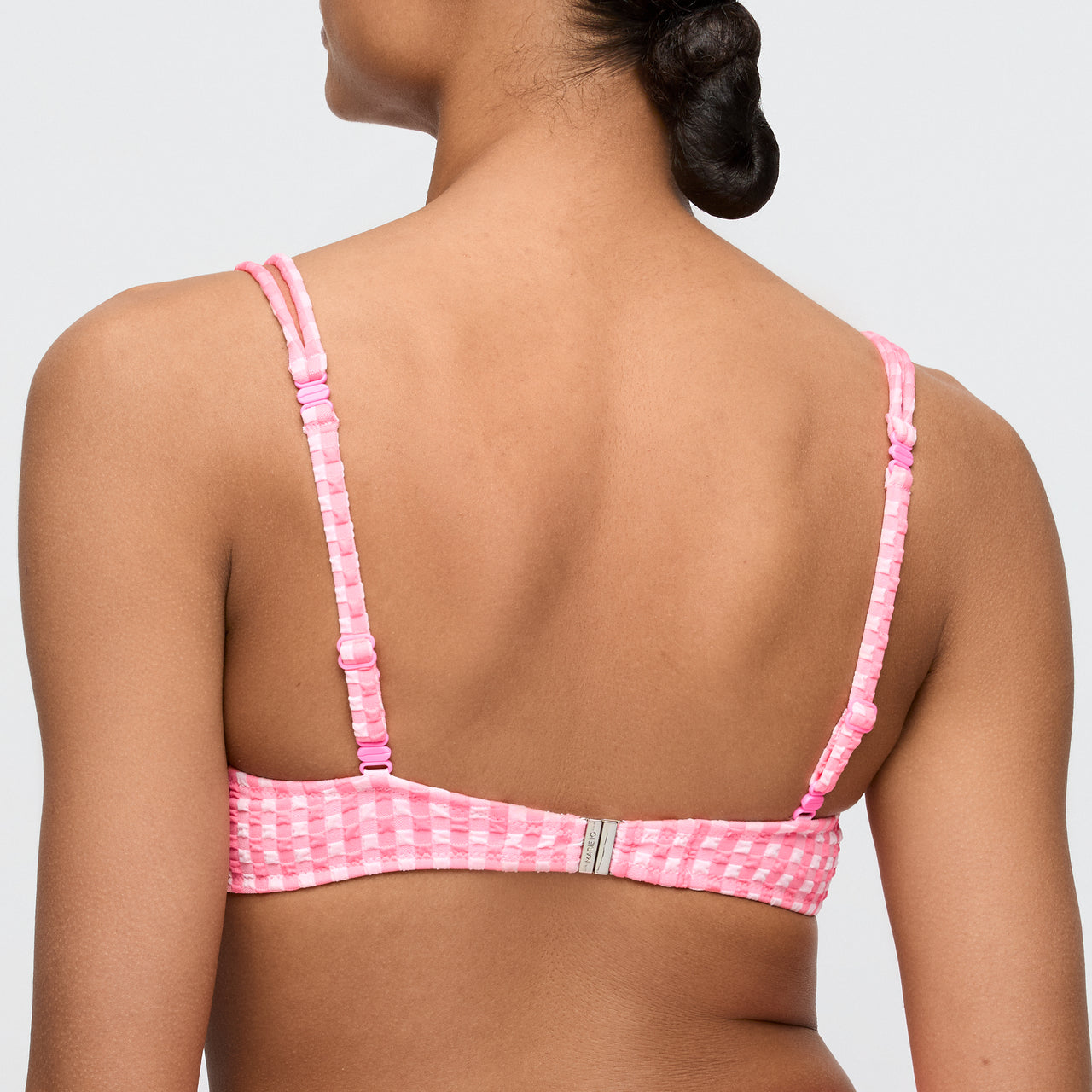 Mary Lynn Rose Gingham Padded Balcony Bikini Top