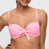 Mary Lynn Rose Gingham Padded Balcony Bikini Top