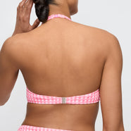 Mary Lynn Rose Gingham Padded Balcony Bikini Top