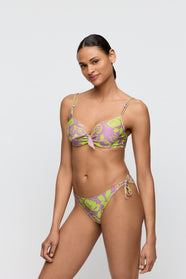 Chalia Luminous Lines Padded Bikini Top Heartshape