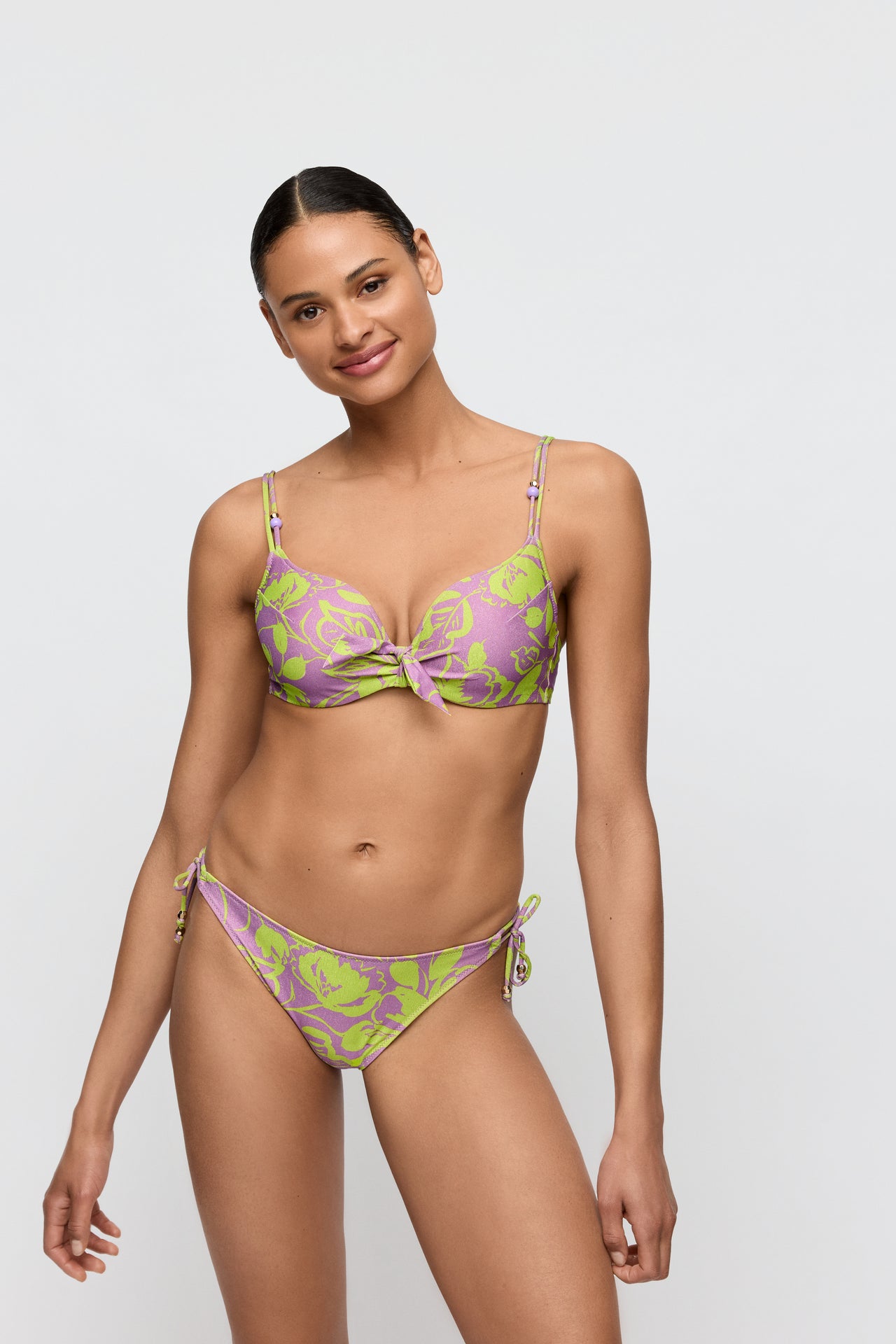 Chalia Luminous Lines Bikini Briefs Waist Ropes