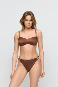 Hello Sunset Sepia Bikini Briefs Brazilian