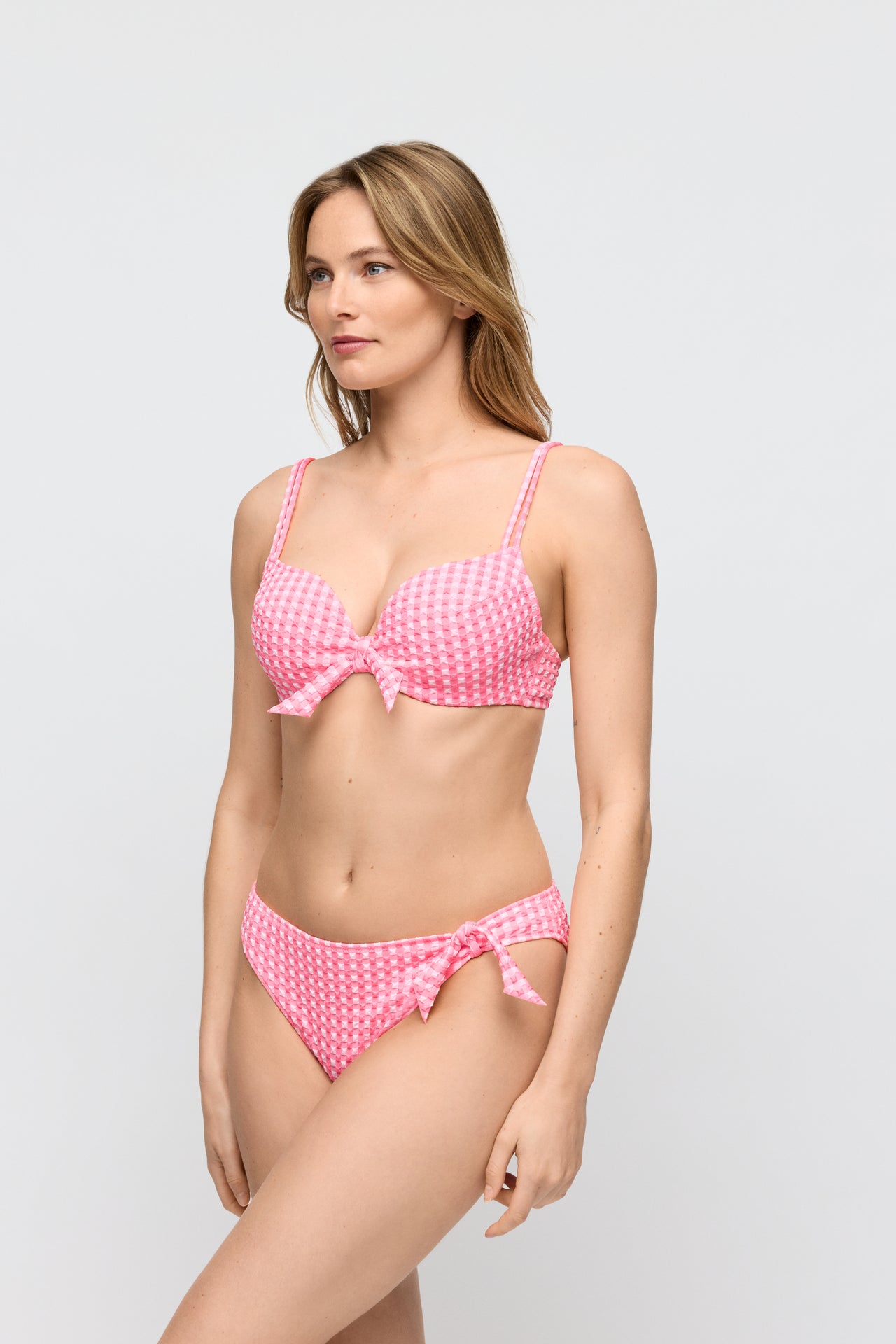 Mary Lynn Rose Gingham Padded Bikini Top Heartshape