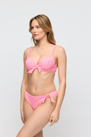 Mary Lynn Rose Gingham Padded Bikini Top Heartshape