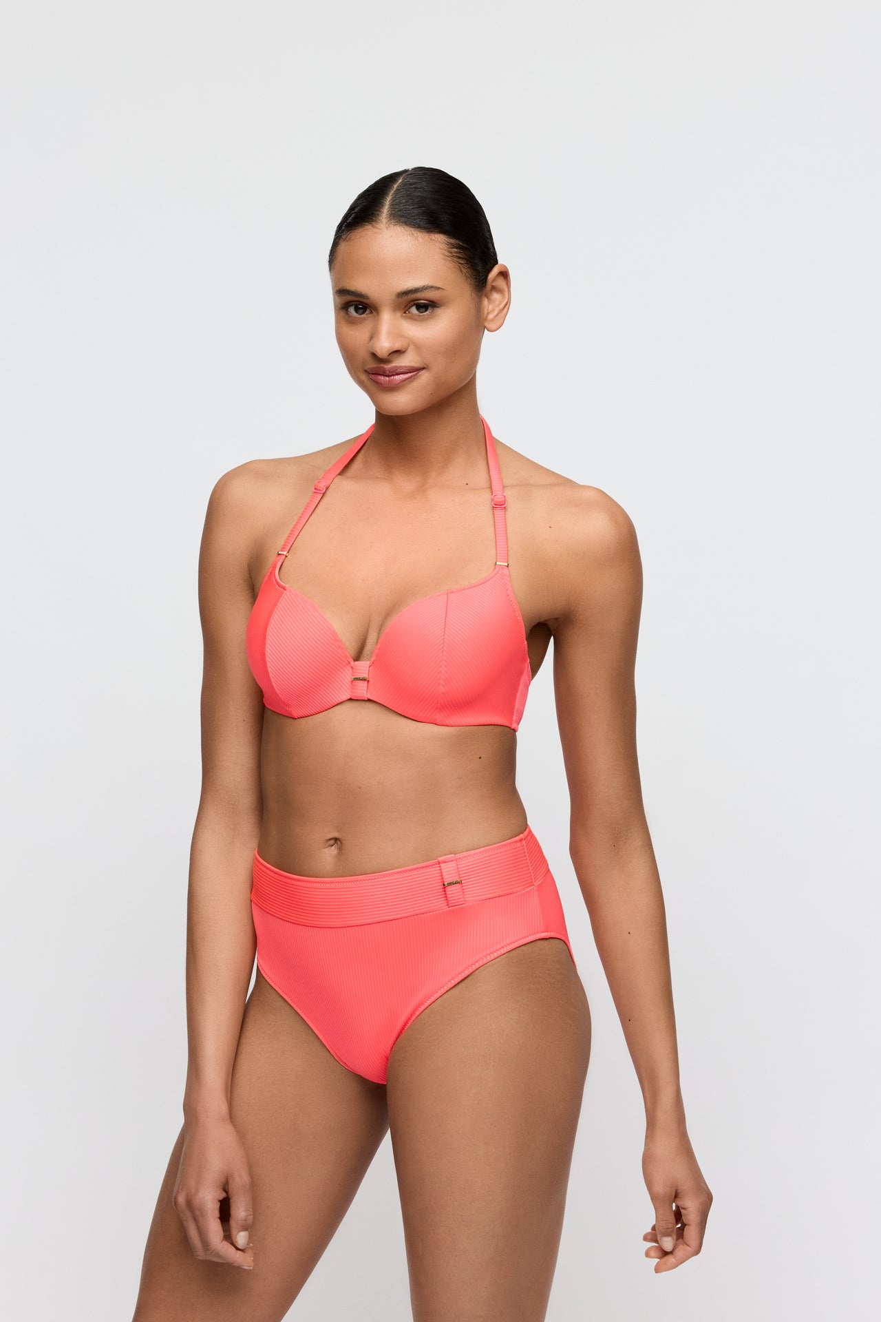 Cassie Neon Fiesta Padded Bikini Top Heartshape