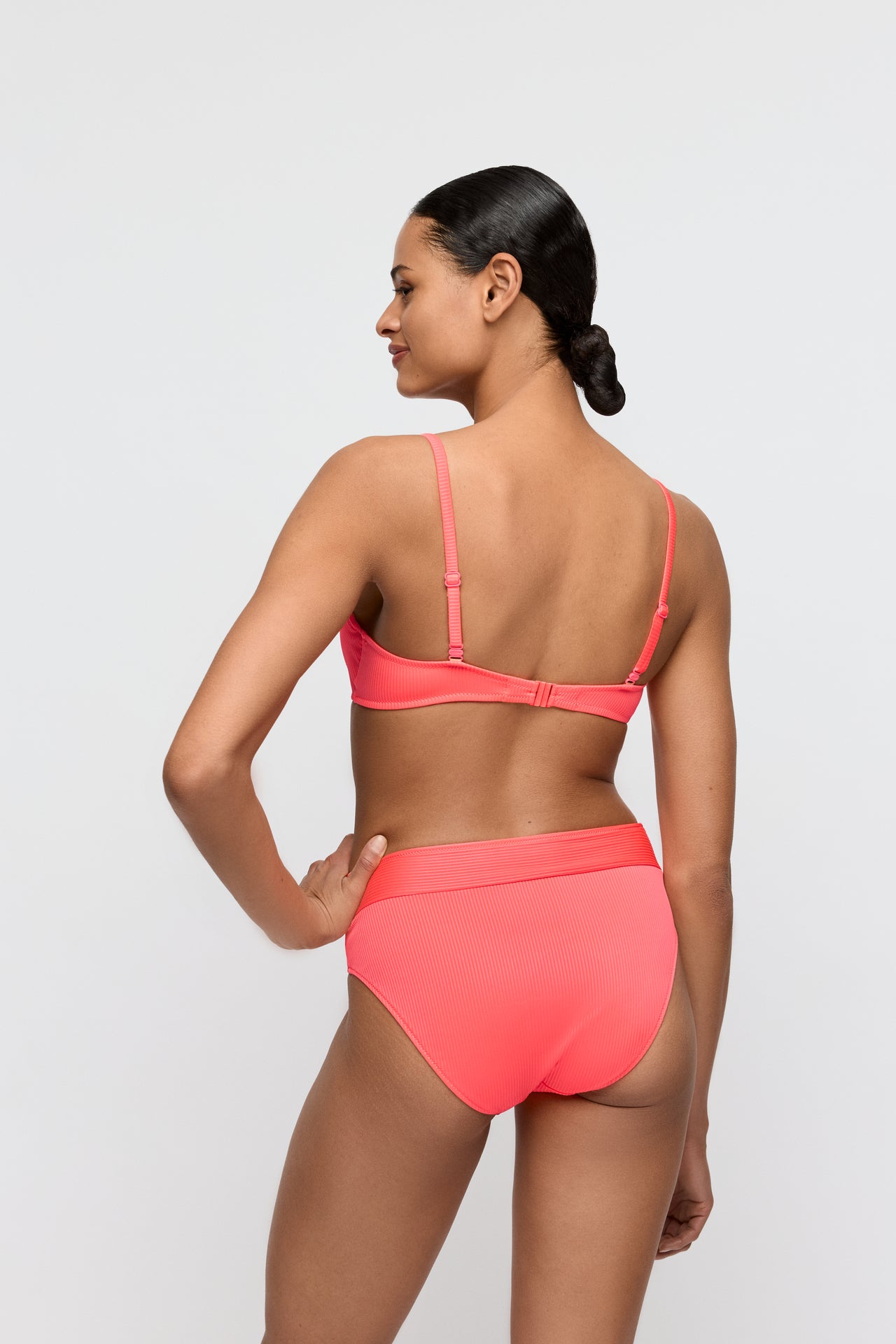 Cassie Neon Fiesta Padded Bikini Top Heartshape