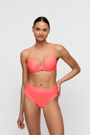 Cassie Neon Fiesta Padded Bikini Top Heartshape