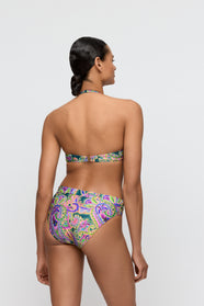Jolise Tropical Paisley Padded Bikini Top Heartshape