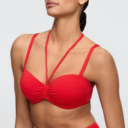 Madurai Pomme D Amour Padded Strapless Bikini Top