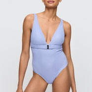 Tinjis Sparkling Dusk Plunge Swimsuit Wireless