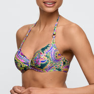Jolise Tropical Paisley Full Cup Bikini Top