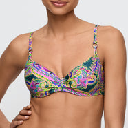 Jolise Tropical Paisley Full Cup Bikini Top