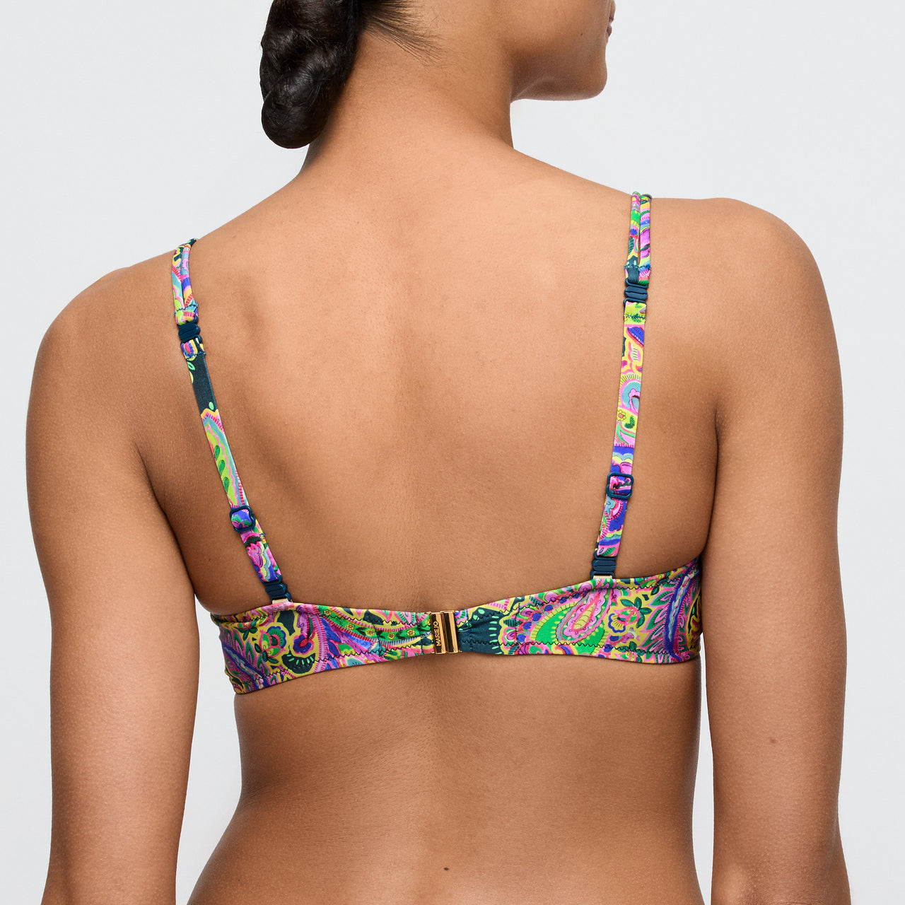 Jolise Tropical Paisley Full Cup Bikini Top