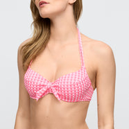 Mary Lynn Rose Gingham Full Cup Bikini Top