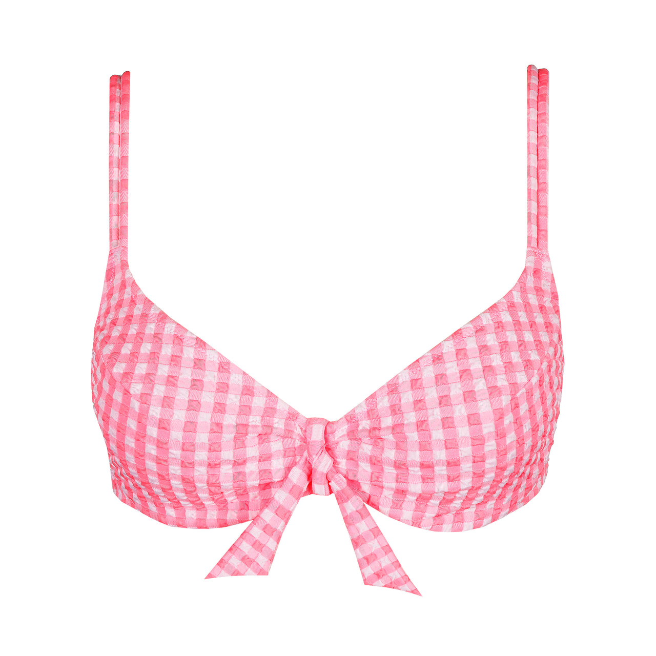 Mary Lynn Rose Gingham Full Cup Bikini Top