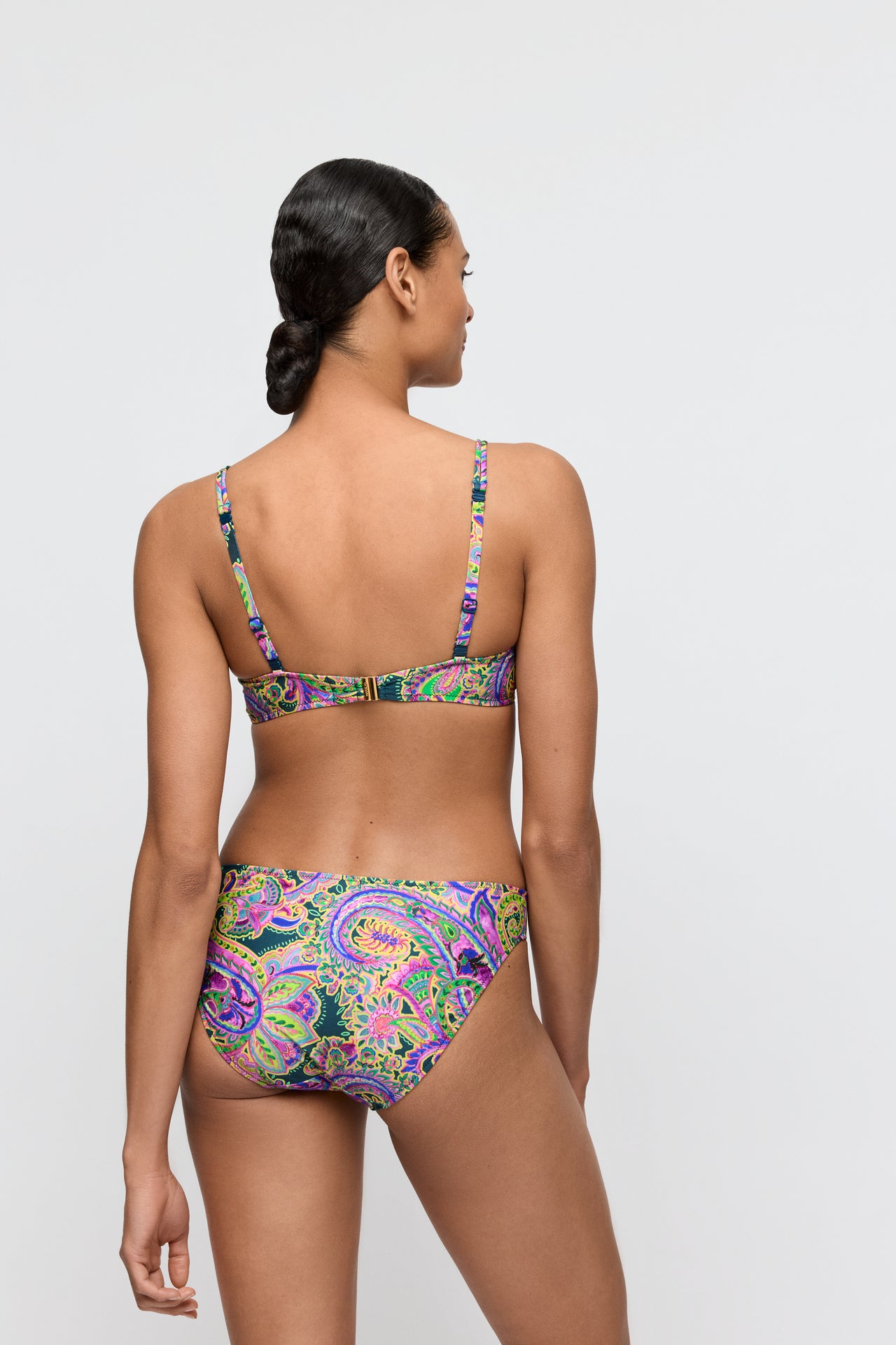 Jolise Tropical Paisley Full Cup Bikini Top
