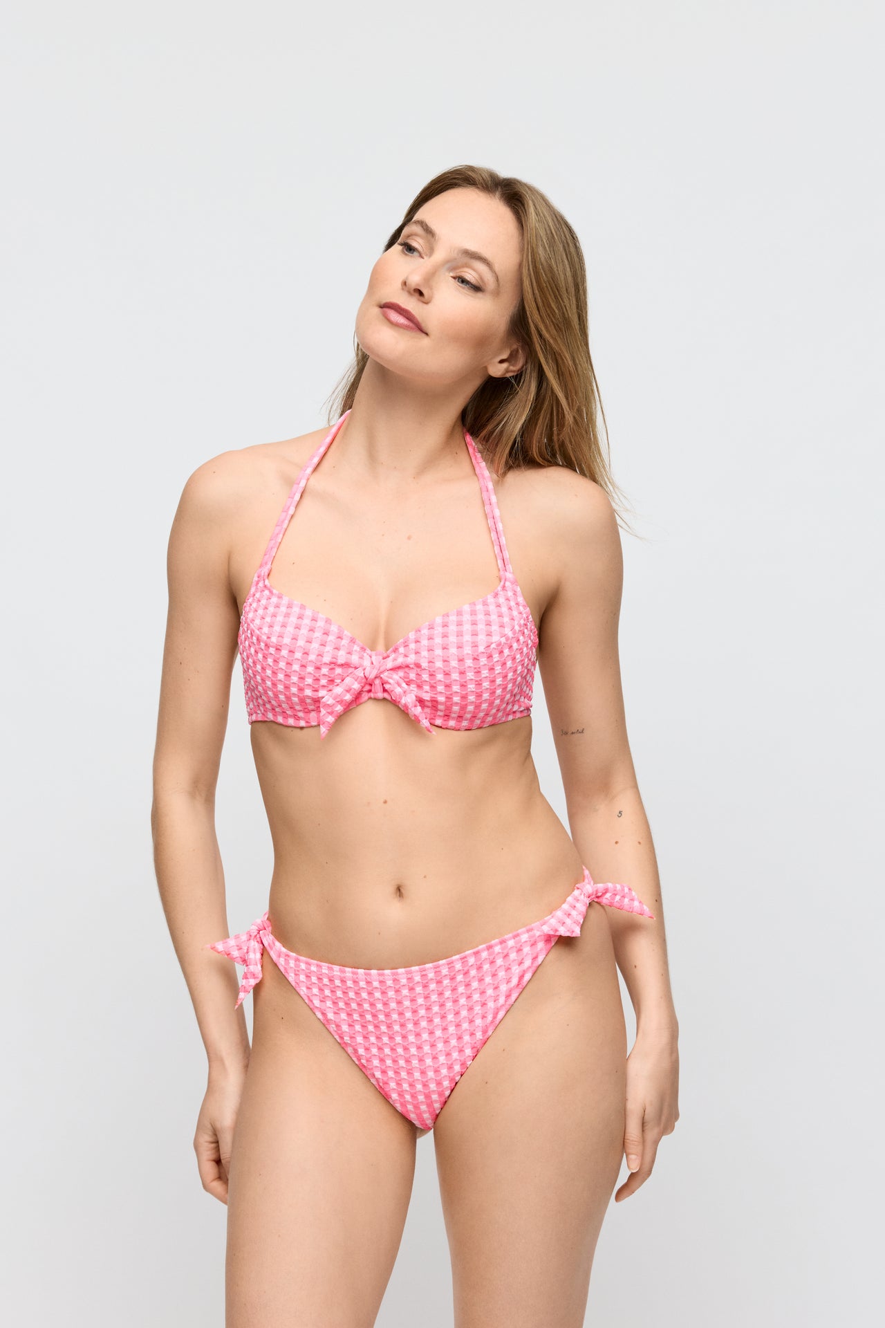 Mary Lynn Rose Gingham Bikini Briefs Brazilian