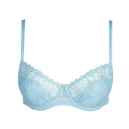 Jane Milky Blue Half Padded Balcony Bra