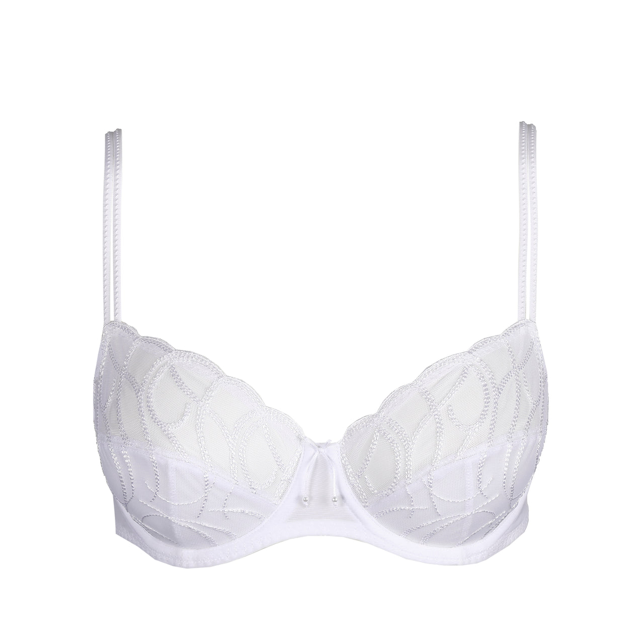 Heleen White Full Cup Bra