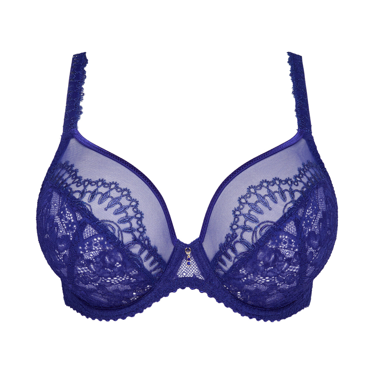 Shimla Crazy Blue Plunge Bra