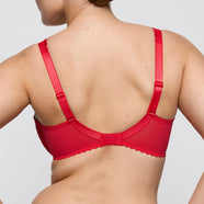 Solisse True Red Balcony Bra Vertical Seam