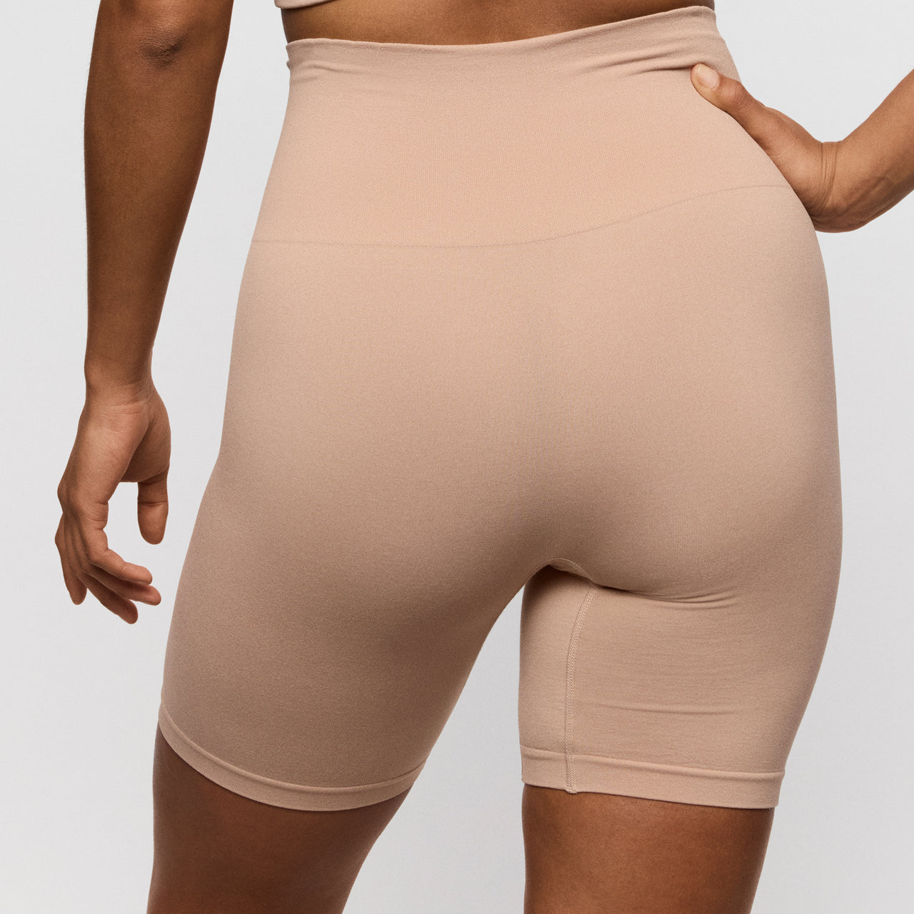 Nudda Caffé Latte Shapewear High Briefs W. Legs