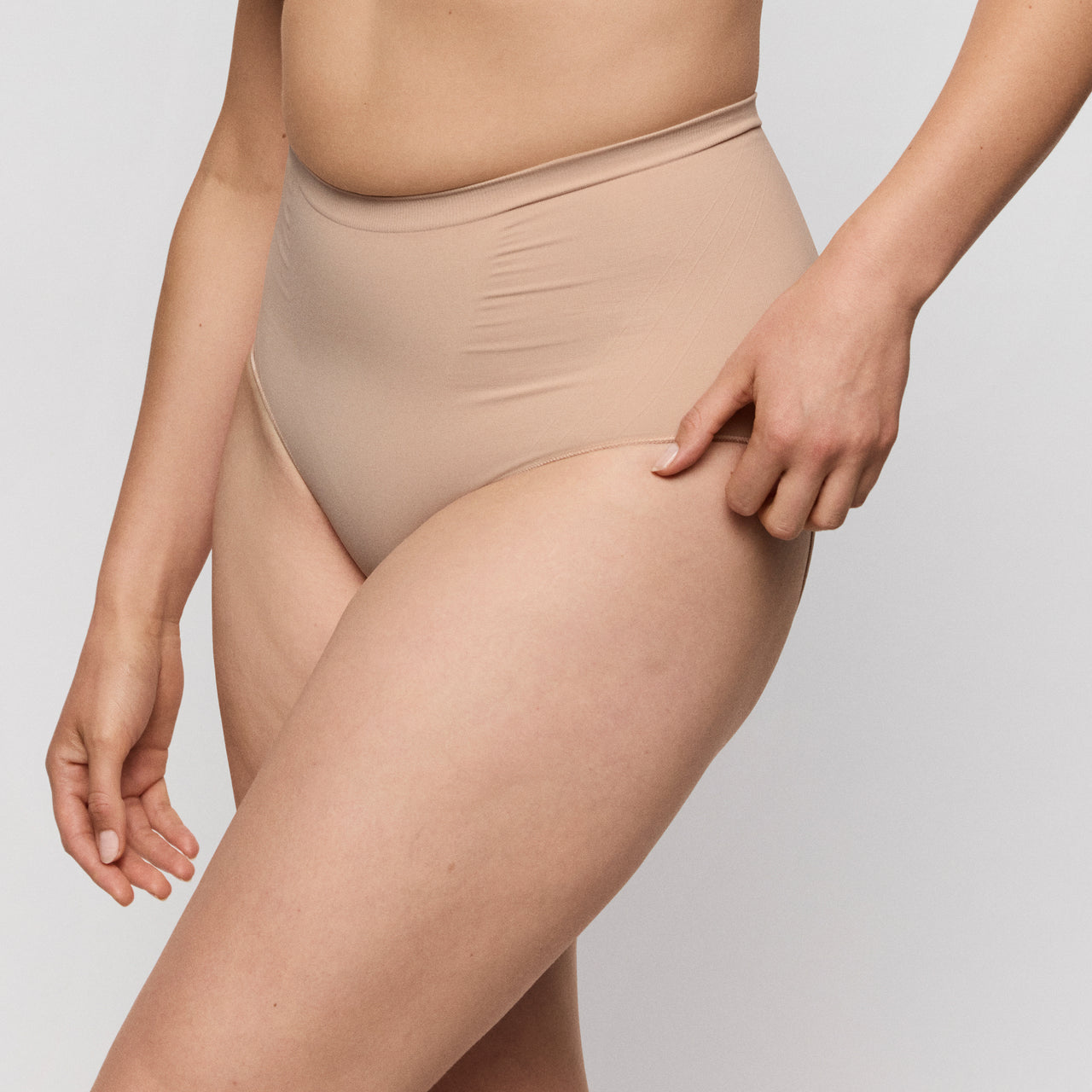 Nudda Caffé Latte Shapewear High Briefs