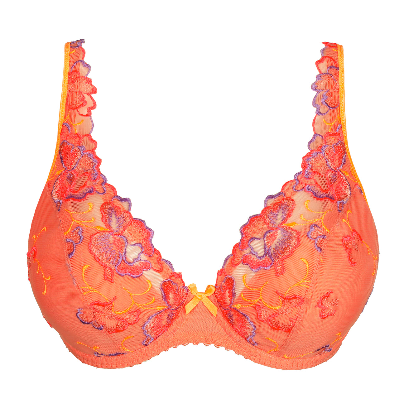 Devdaha Sunset Blush Half Padded Plunge Bra