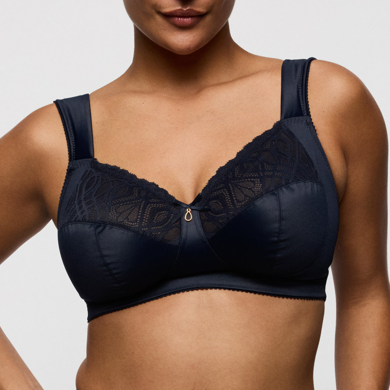 Salerno Midnight Blue Full Cup Bra Wireless
