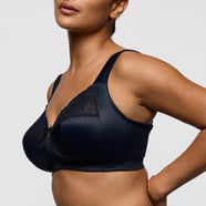 Salerno Midnight Blue Full Cup Bra Wireless
