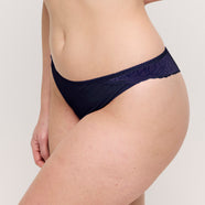 Salerno Midnight Blue Thong