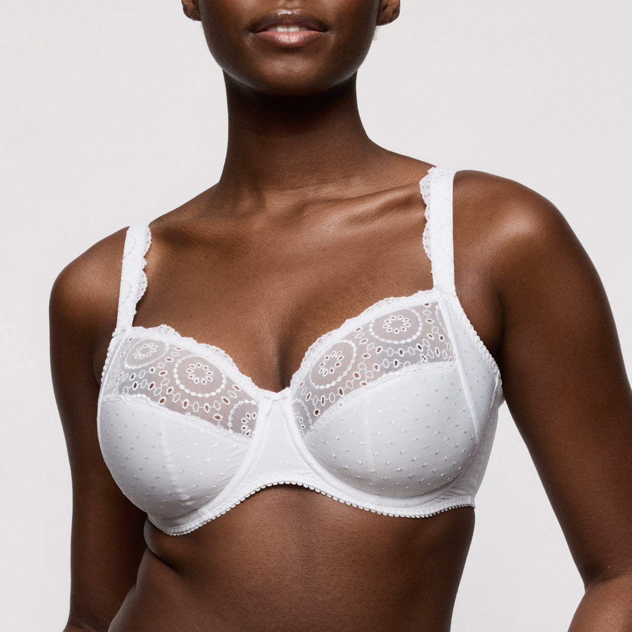 Osino White Full Cup Bra