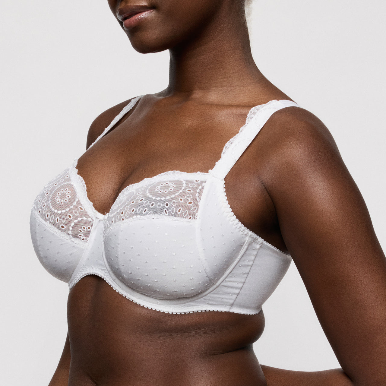 Osino White Full Cup Bra