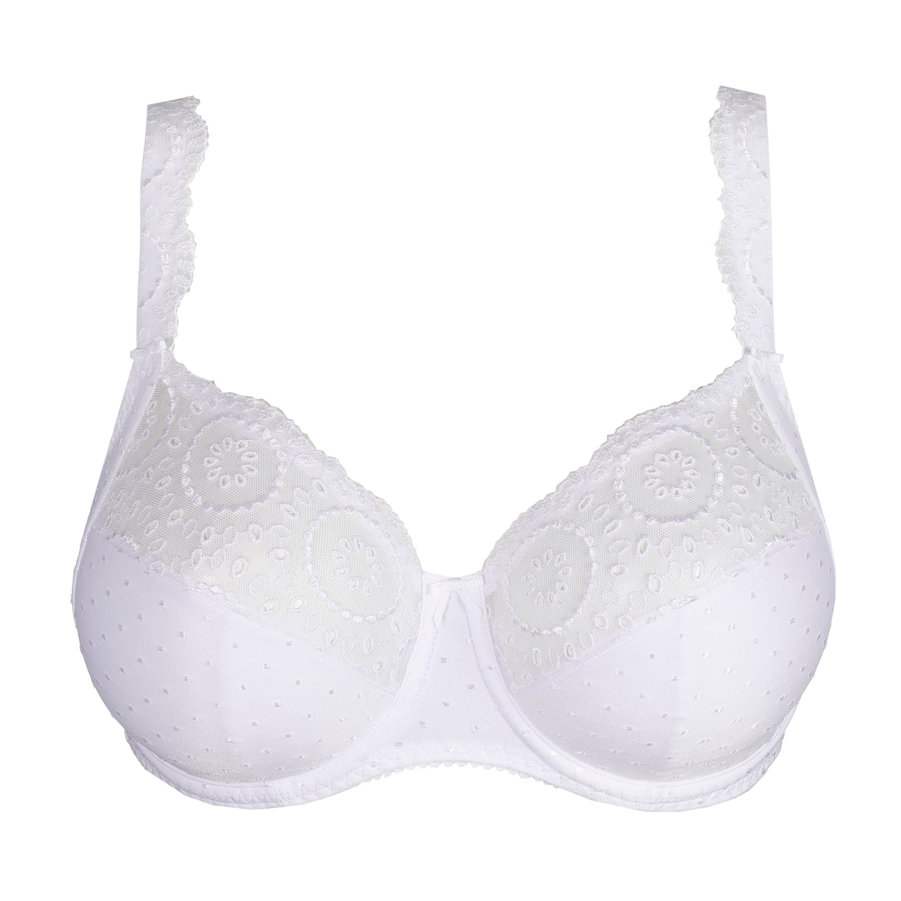 Osino White Full Cup Bra