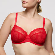Sophora True Red Full Cup Bra