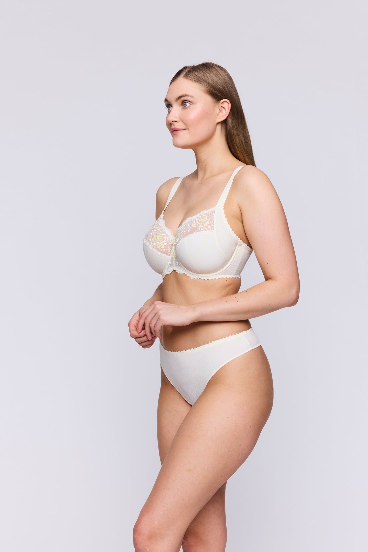 Novaro Vintage Natural Full Cup Bra